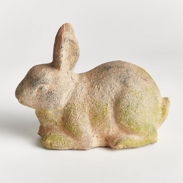 Kenneth Ludwig Chicago Weathered Garden Rabbit Large For Sale - Image 4 of 7