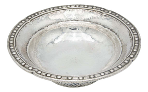 Silver Fruit Bowl Centerpiece