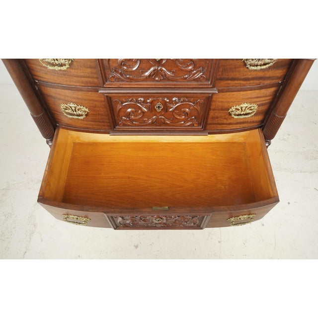 Early 20th Century American Victorian Mahogany Bedroom Dresser For Sale - Image 9 of 12