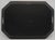Vintage Toleware Black & Gold Serving Tray For Sale - Image 10 of 10