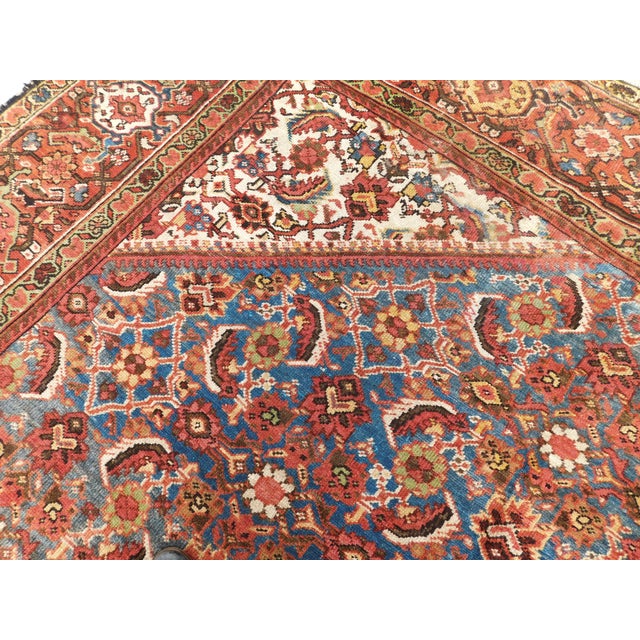 Antique Persian Rug. 8'10"x 13' For Sale - Image 11 of 18