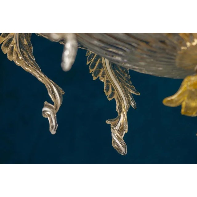 Venetian Murano Glass Chandelier or Ceiling Light, 1970 For Sale - Image 6 of 12