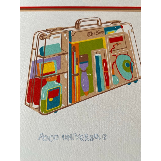 Luca Alinari Original 1970’s Lithograph Print, Contemporary, Abstract, Modern For Sale - Image 4 of 5