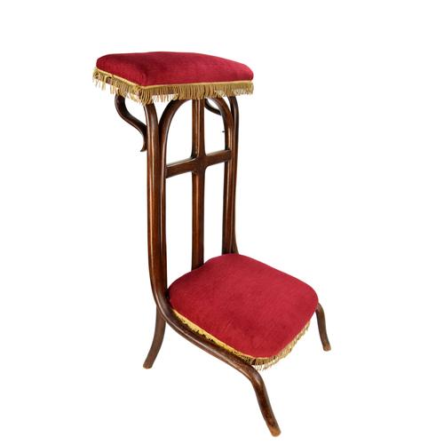 Bentwood Prayer Chair, 1900s For Sale - Image 4 of 6