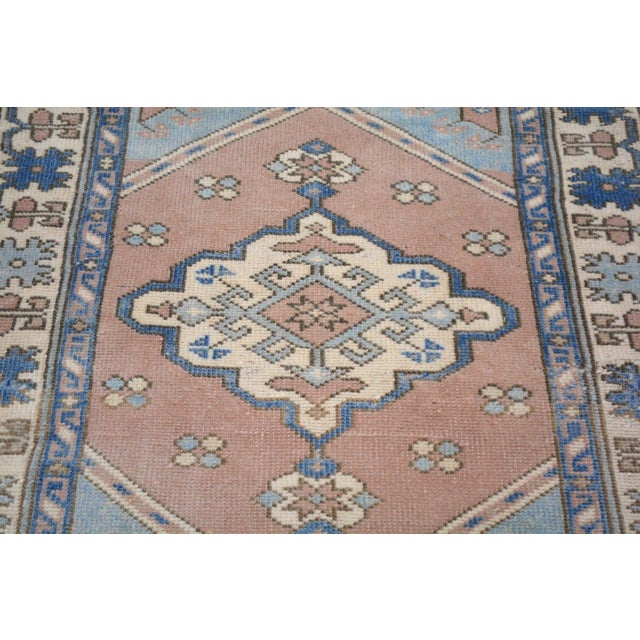 1950s Vintage Turkish Anatolian Hand Knotted Wool Rug, 2'8''x4' For Sale - Image 5 of 5