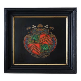 Large 19th Century Florentine Heraldic Pietra Dura Plaque, Allegory of Peace in Marble, 1890s For Sale