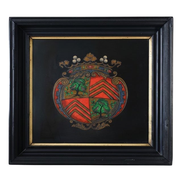 Large 19th Century Florentine Heraldic Pietra Dura Plaque, Allegory of Peace in Marble, 1890s For Sale