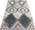 1980s Vintage Blush and Black Boujad Rug For Sale - Image 5 of 9
