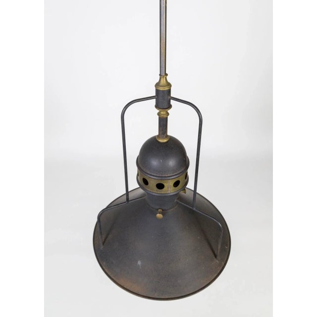 American Large Early 20th Century Industrial Cog Pendant Light For Sale - Image 3 of 10