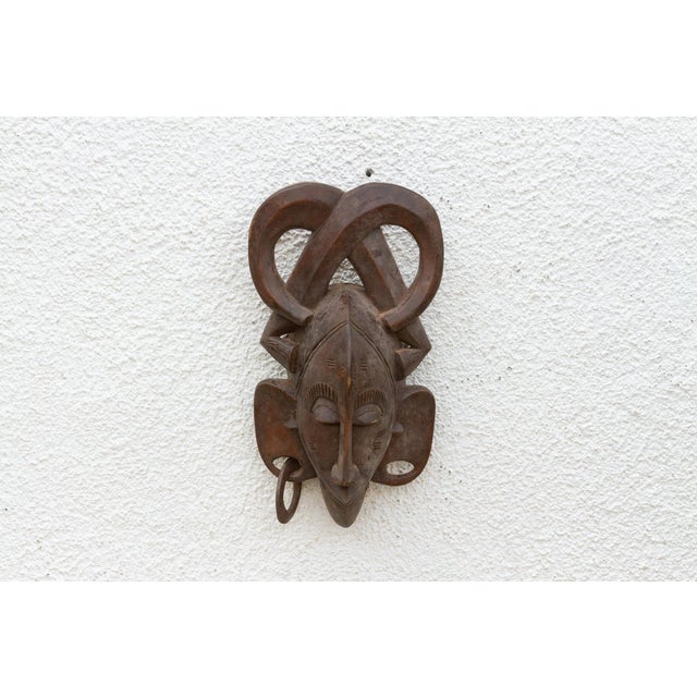 1950s Bamana Chiwara African Mask Wall Art For Sale - Image 5 of 8