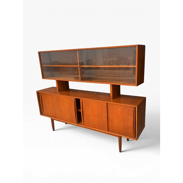 Vintage Danish Modern Teak Modular Display Cabinet / Credenza – STM-36 – Made in Denmark For Sale In Boston - Image 6 of 12