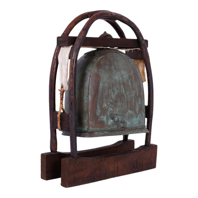 Indian Bronze Elephant Bell For Sale