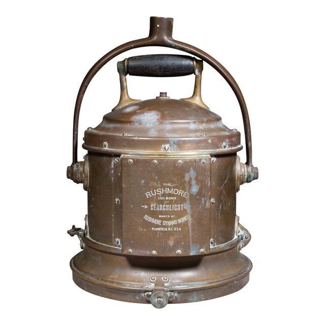 Antique the Rushmore Industrial Searchlight c.1905 For Sale