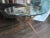 Mid-Century Modern 1950s Italian Modern Brass Tripod Table With Glass Top For Sale - Image 3 of 9