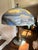 Early 20th Century Pittsburgh Reverse-Painted Winter Landscape Table Lamp – 17" Shade For Sale - Image 11 of 17