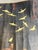 Chinese Calligraphy Ink Writing Horizontal Bird Scroll Painting Wall Art For Sale - Image 10 of 10