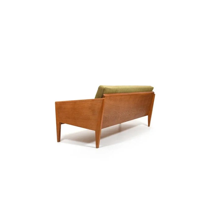 1950s Vintage Oak Sofa by Illum Wikkelsø for Søren Willadsen’s Møbelfabrik, 1950s For Sale - Image 5 of 12