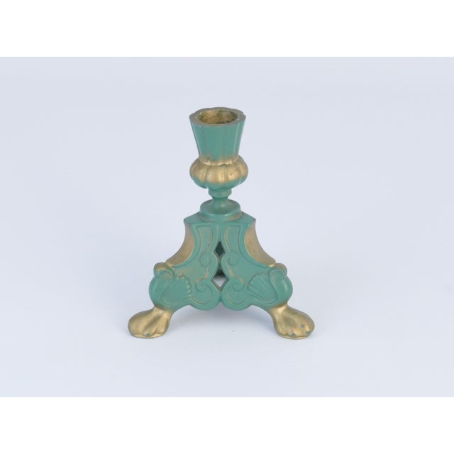This very rare Swedish Grace footed candlestick attributed to the Swedish designer Gunnar Åkerlind, and produced by...