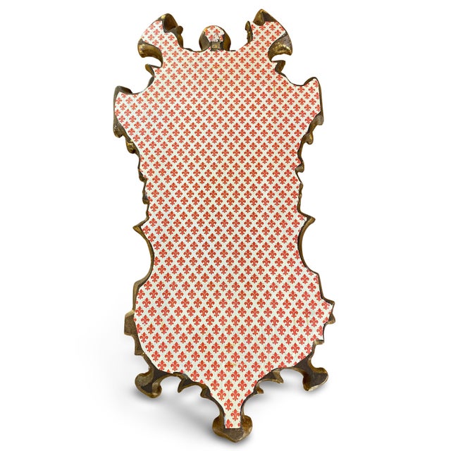 Italian Rococo Mirror in Gilded Wood with Gold Leaf For Sale - Image 14 of 15