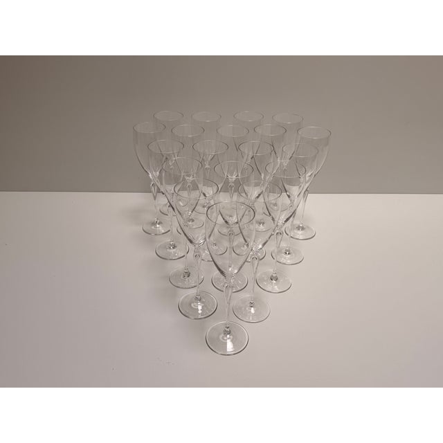 Maitre Champagne Glasses from Rosenthal, 1990s, Set of 19, in Flawless conditions. Designed 1990 to 1999 This piece has an...