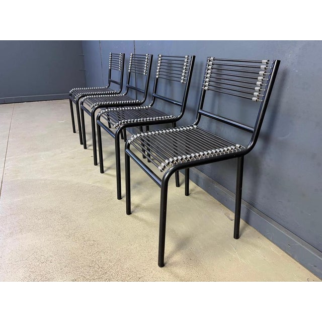 1980s Sandow Dining Chairs by Rene Herbst, 1980s, Set of 4 For Sale - Image 5 of 11