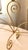 Metal Vintage Home Interior 5Arm Candelabra W/Votive Glas Cups W/Hearts & Ribbons Embellishment For Sale - Image 7 of 8