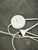 1970s Vintage German Adjustable Oak and Metal Floor Lamp with Handmade Paper Shade, 1970s For Sale - Image 5 of 16