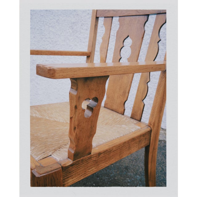 Arts and Crafts Oak Lounge Chair, 1890s For Sale - Image 5 of 7