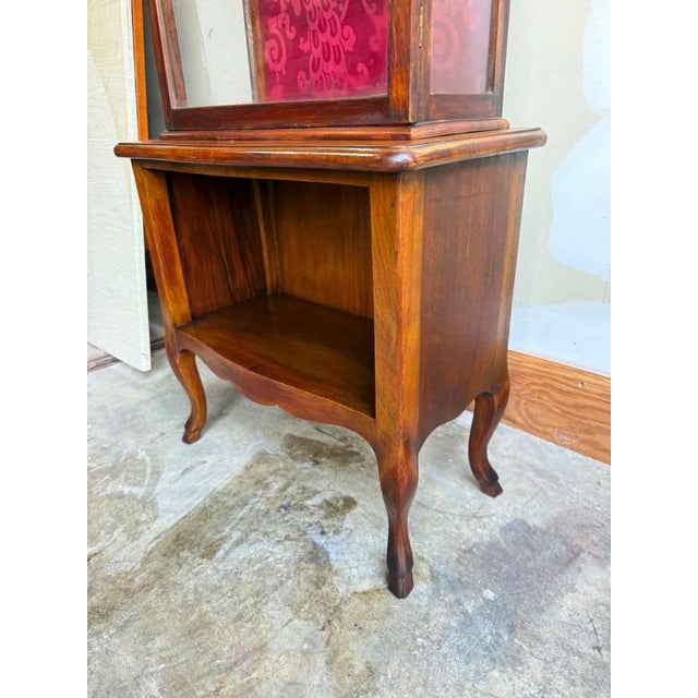 Antique Show Case Display Cabinet For Sale - Image 15 of 18