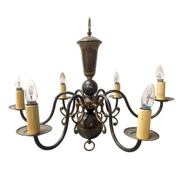 Vintage Dutch Chandelier For Sale