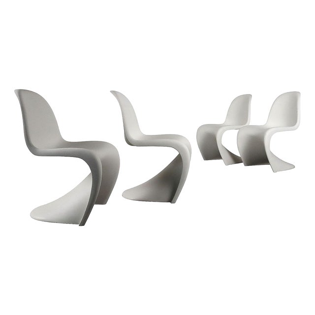 Chairs in Plastic attributed to Verner Panton for Vitra, 1980s For Sale