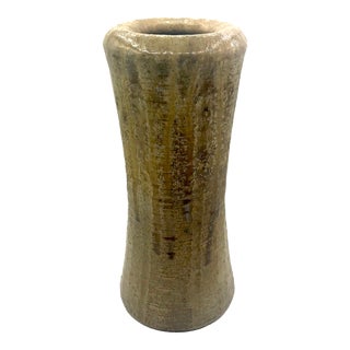 Stoneware Vase by David Stuemfple - Signed For Sale