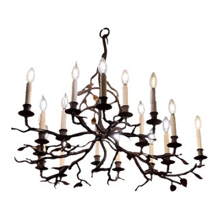 Paul Ferrante Twig Chandelier, Model #2081 For Sale