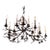 Paul Ferrante Twig Chandelier, Model #2081 For Sale