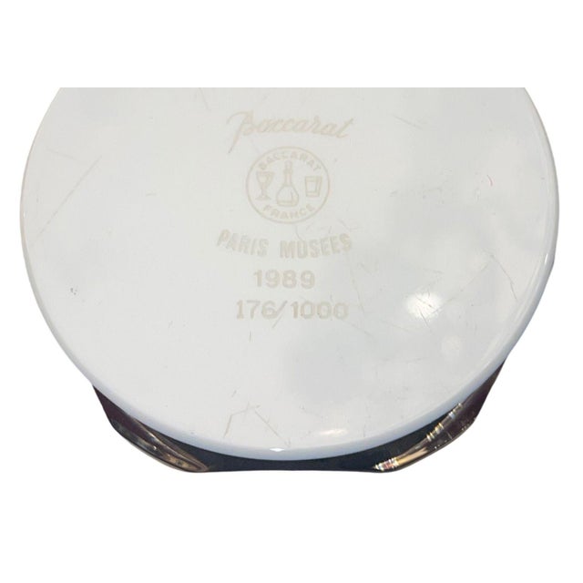Transparent Late 20th Century Seven Baccarat Pieces Including Crystal Paperweights and Sirius Crystal Sphere For Sale - Image 8 of 10