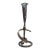 Hand Wrought Iron Calla Lily Candle Holder in the Style of Jack Brubaker For Sale