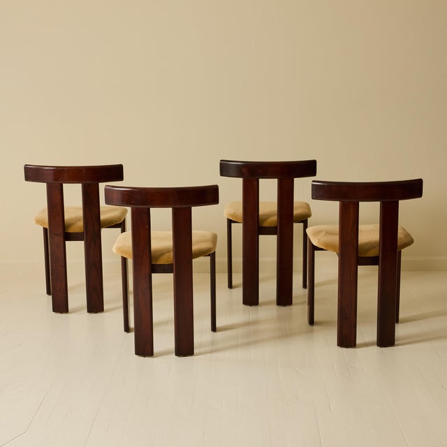 Luigi Vaghi Dining Chairs by Former, Set of 4, 1970s For Sale - Image 4 of 7