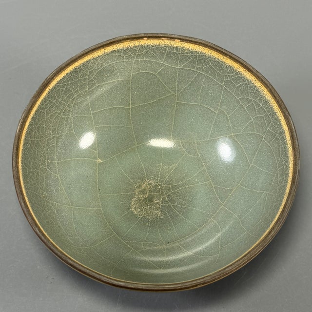 Chinese Antique Chinese Longquan Celadon Bowl For Sale - Image 3 of 6