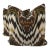 Schumacher "Tauride Epingle" in Brown 22" Pillows-a Pair For Sale