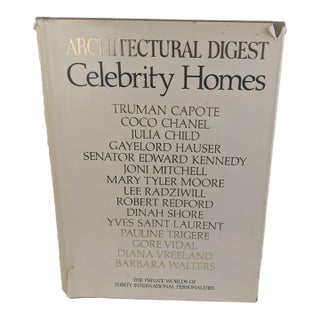 1977 Architectural Digest Celebrity Homes First Edition Hardcover Book – Paige Rense For Sale