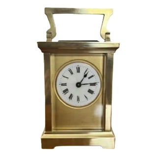 Victorian Brass Carriage Clock, 1890s For Sale