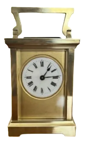 Victorian Brass Carriage Clock, 1890s