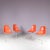 Set of 1960s dining chairs designed by Charles & Ray Eames and produced by Herman Miller, USA. Featuring iconic molded...