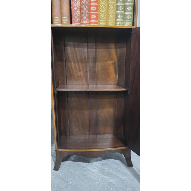 Mahogany Open Adjustable Library Bookcases, Set of 2 For Sale - Image 17 of 18