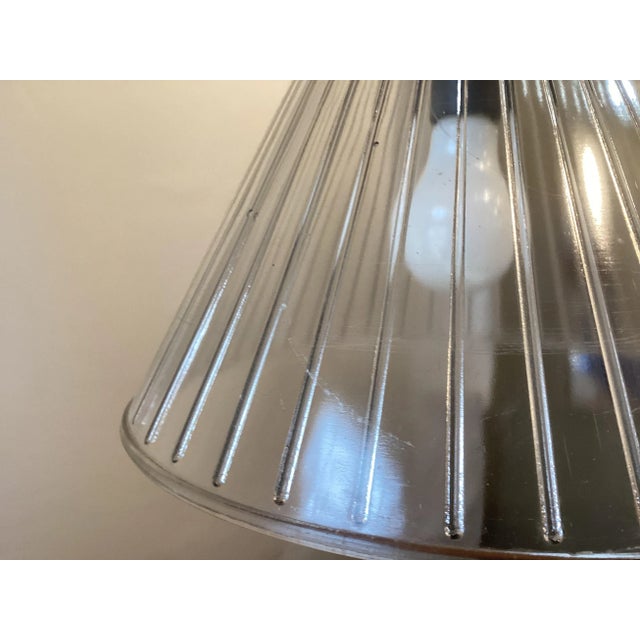 Early 20th Century Antique French Glass Pendant Light For Sale - Image 5 of 6