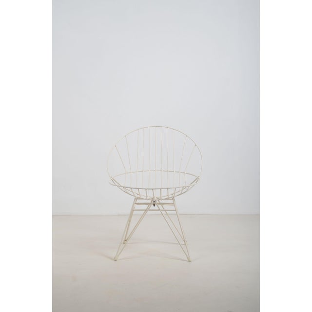 Mid-Century Modern Wire Chair by Cees Braakman for Pastoe, 1950s For Sale - Image 3 of 9