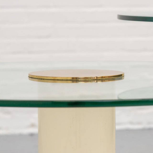 1980s Art Deco Style Tables attributed to Thörmer, 1980s, Set of 2 For Sale - Image 5 of 12