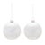 Add classic sparkle to your holiday décor with this Round Glass Ornament Set. Crafted from glass, these ornaments bring...
