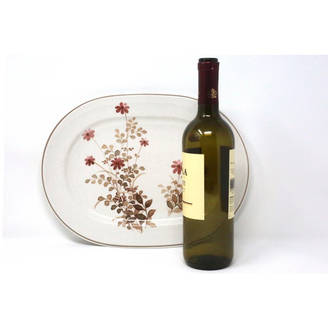 Noritake 1970's "Outlook" Floral Platter by Noritake For Sale - Image 4 of 5