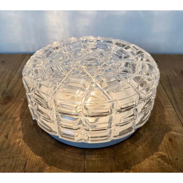 Vintage Glass Wall Light, 1970s For Sale - Image 15 of 17